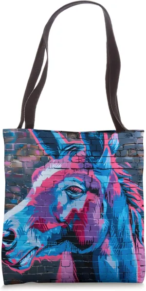 Mule Lover Graffiti Art Tote Bag