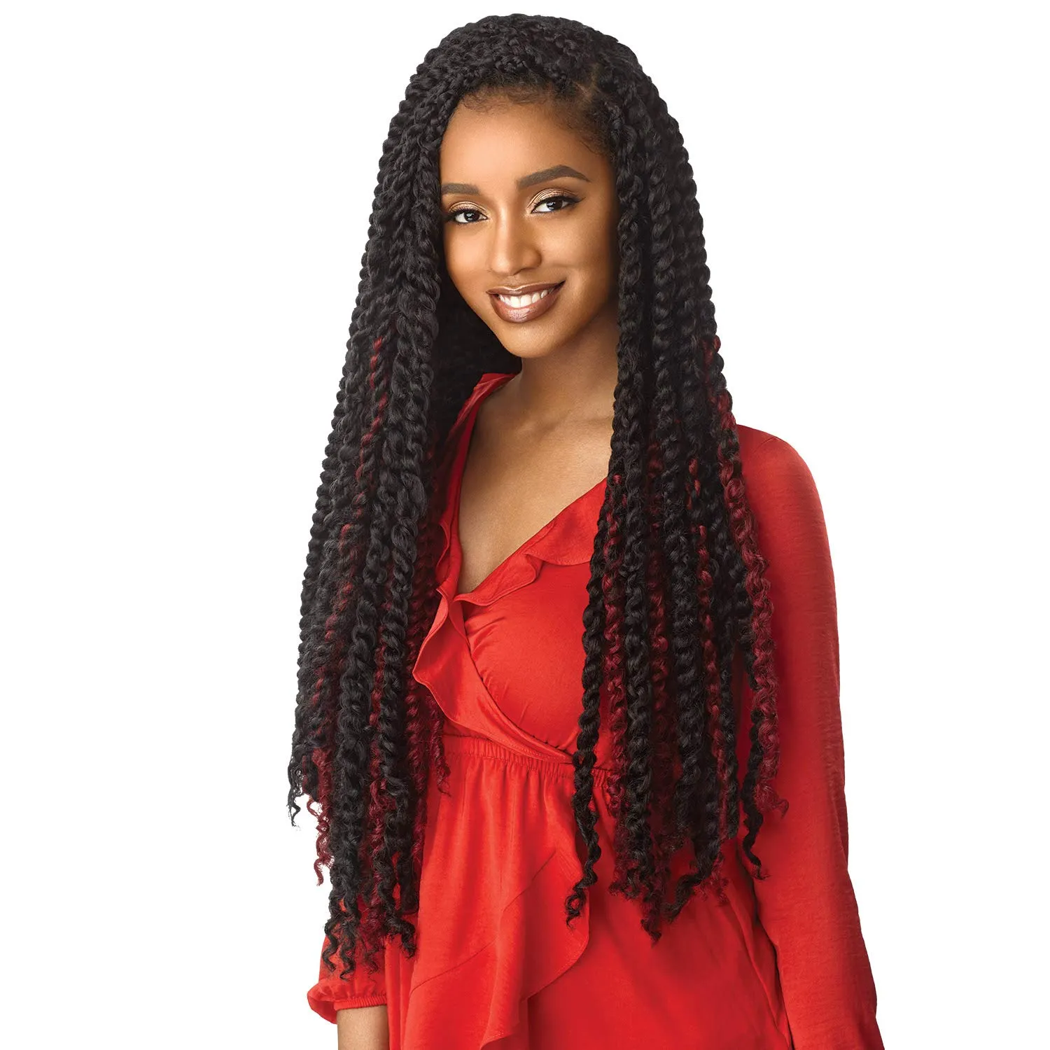 MULTI PACK DEALS! Outre Crochet Braids X-Pression Twisted Up Passion Bohemian Curl 24" (3-PACK, 1)