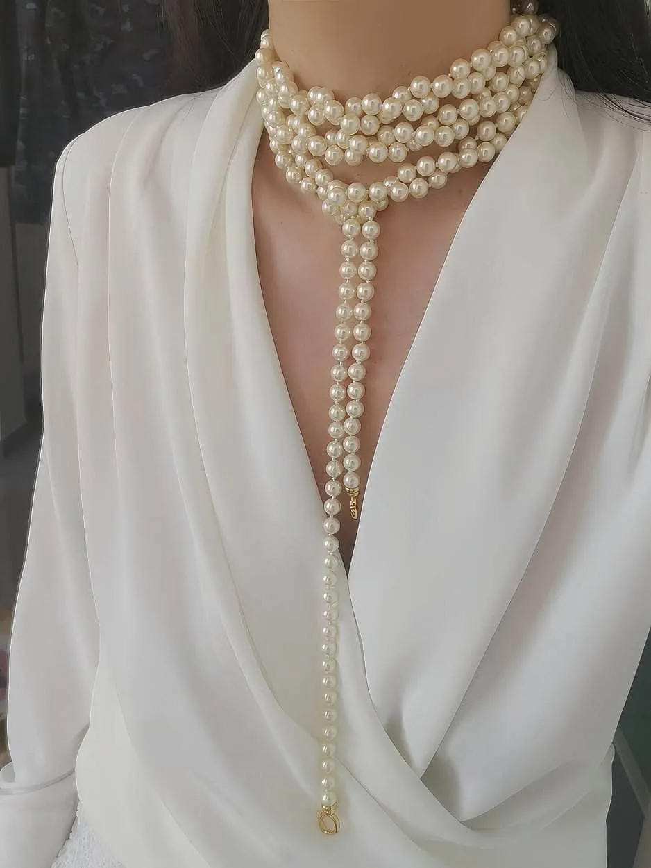 Multilayer Vintage Freshwater Pearl Necklace