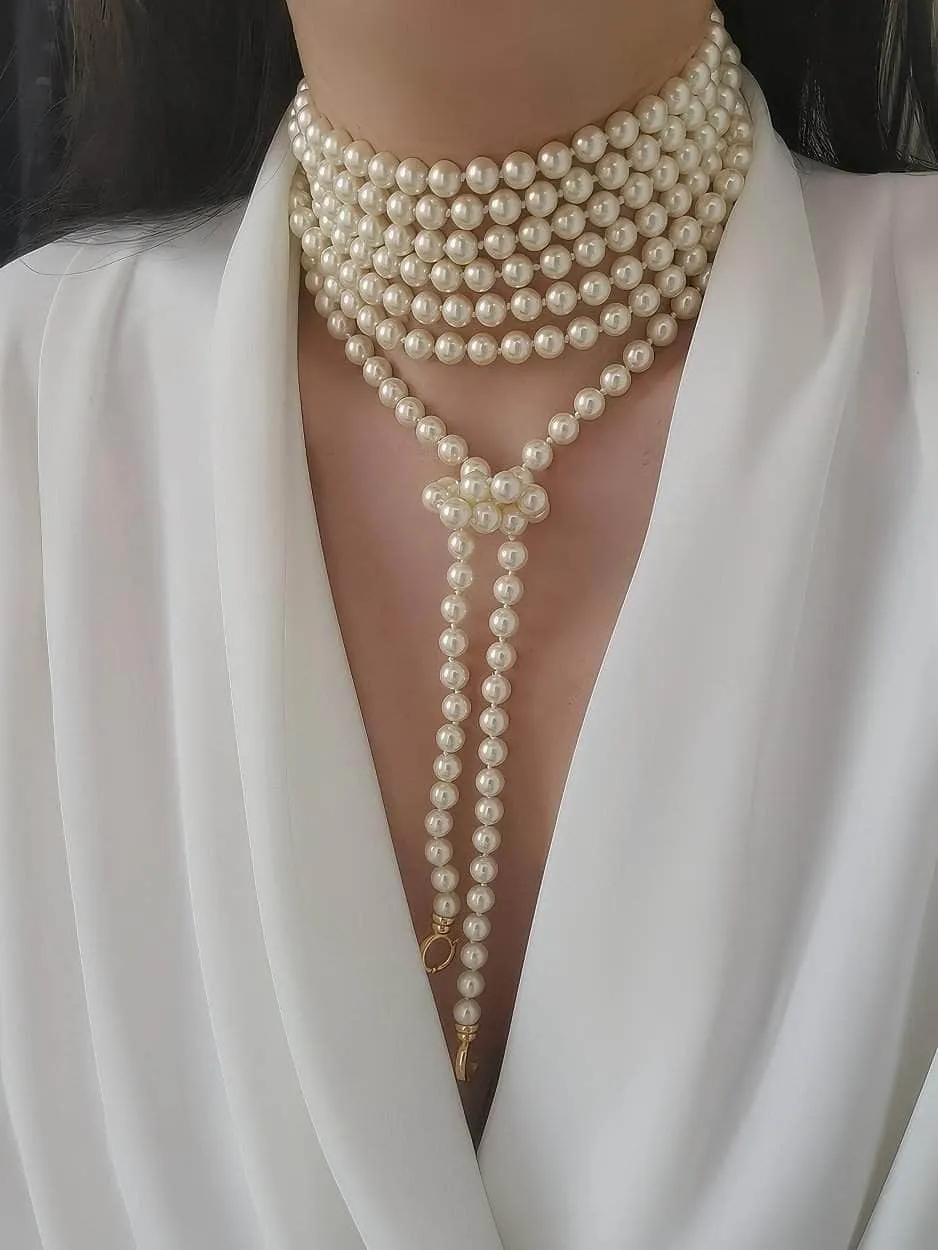 Multilayer Vintage Freshwater Pearl Necklace