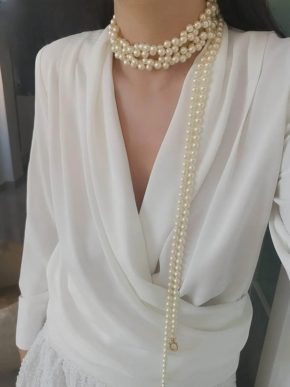 Multilayer Vintage Freshwater Pearl Necklace
