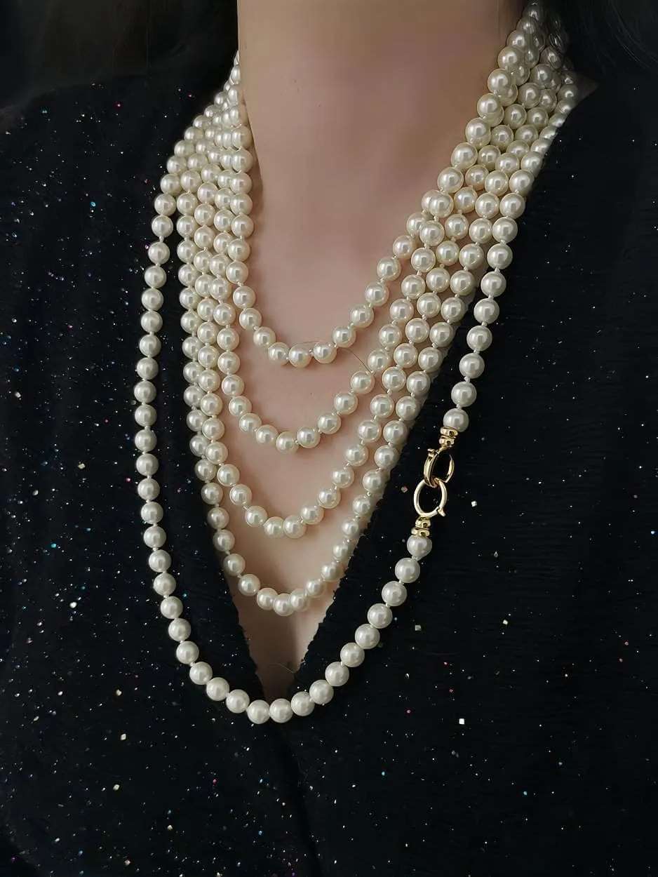 Multilayer Vintage Freshwater Pearl Necklace