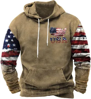 Muscularfit Mens Hoodies Pullover Lightweight Western Aztec Ethnic Hooded Sweatshrits Casual Slim Ethnic Print Graphic Hoodie