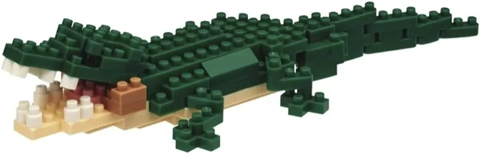 nanoblock - Reptilia - Crocodile, Collection Series Building Kit