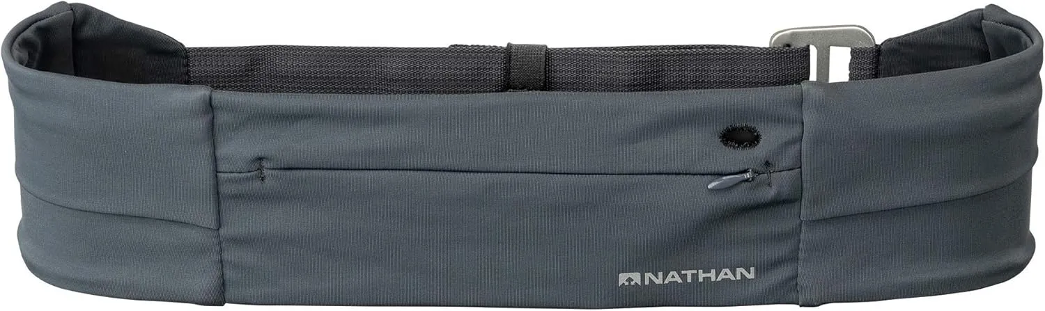 Nathan Zipster Fit Running Belt, Adjustable, Bounce Free Waist Pack, Nathan Running Belt, Fanny Pack, Running Belts for Women and Men, Running Essentials for Women and Men