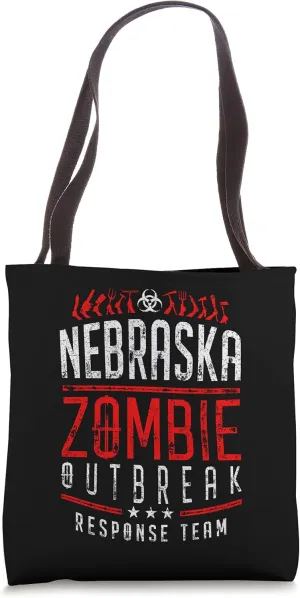 Nebraska Zombie Outbreak Response Team Halloween Tote Bag