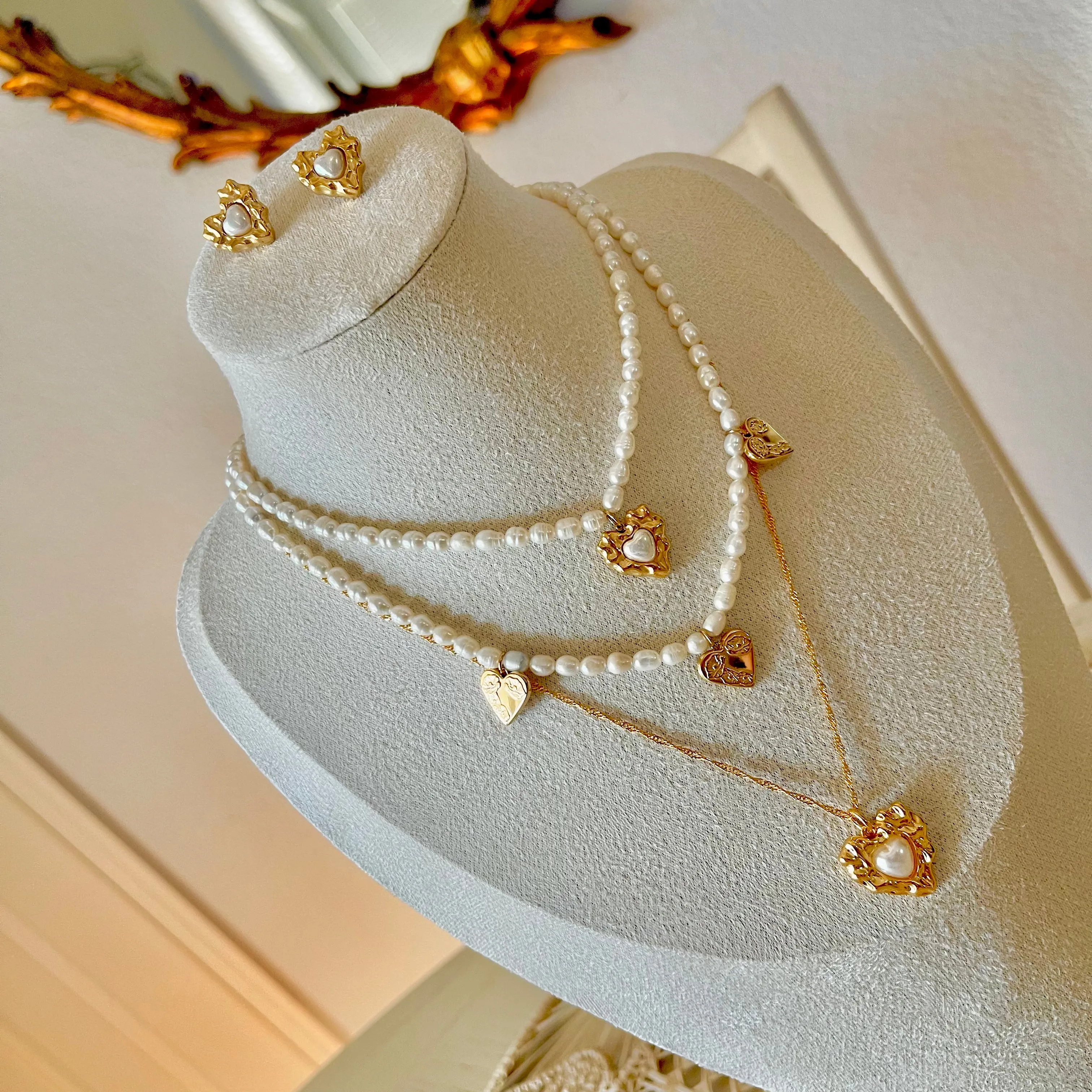 Necklace chain heart “Elvira”