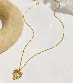 Necklace chain heart “Elvira”
