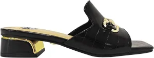 Ninety Union Open Toe Metal Trim Heel Slide