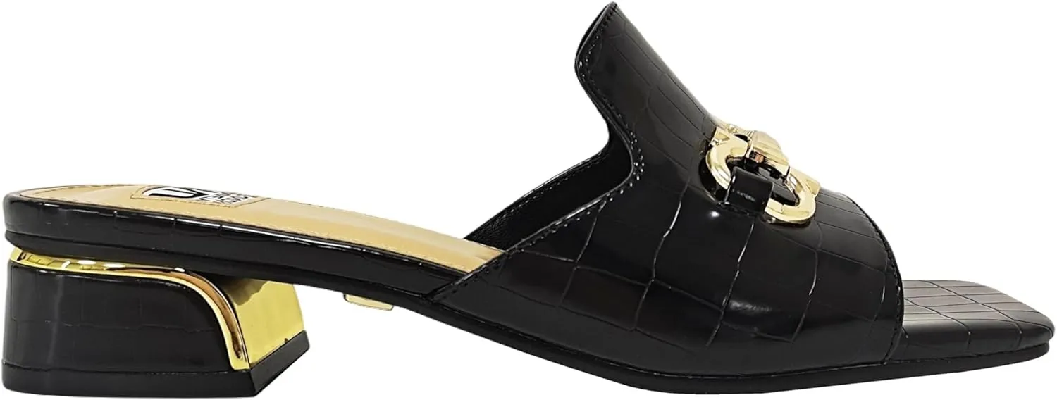 Ninety Union Open Toe Metal Trim Heel Slide