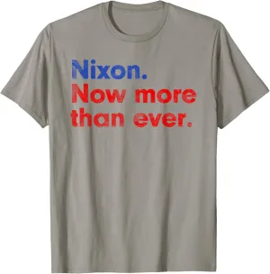 Nixon Now More Than Ever T-Shirt Distressed T-Shirt