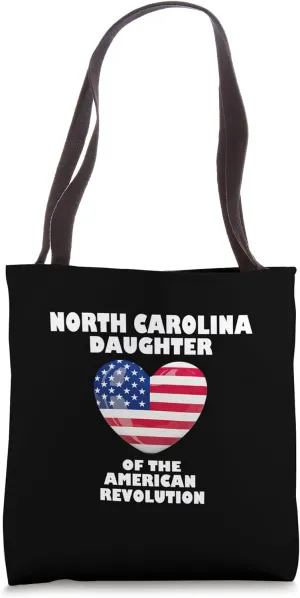 North Carolina Daughter of American Revolution DAR Lineage Tote Bag