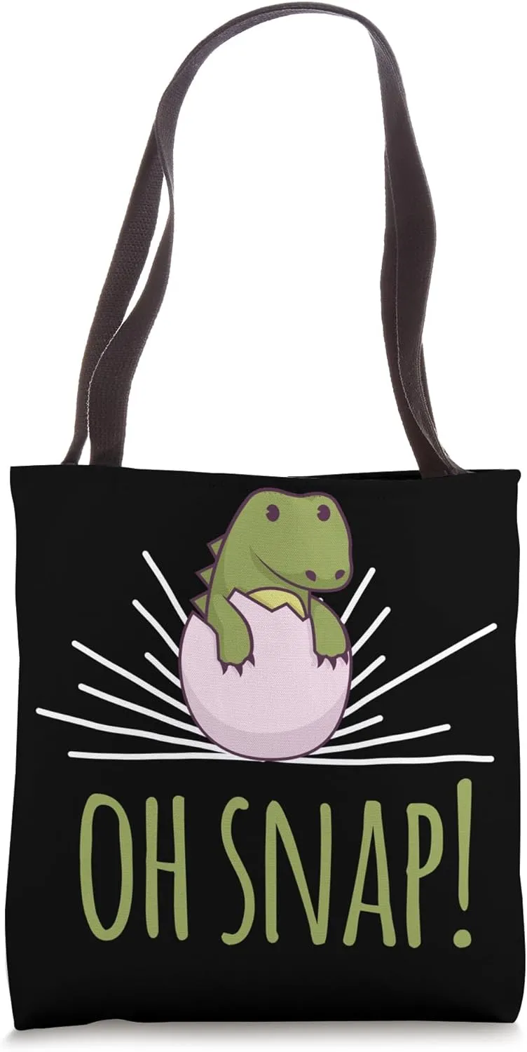 Oh Snap Alligator Crocodile Hatchling Fun Tote Bag