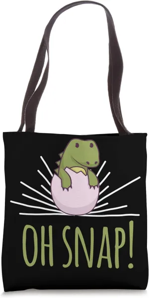 Oh Snap Alligator Crocodile Hatchling Fun Tote Bag