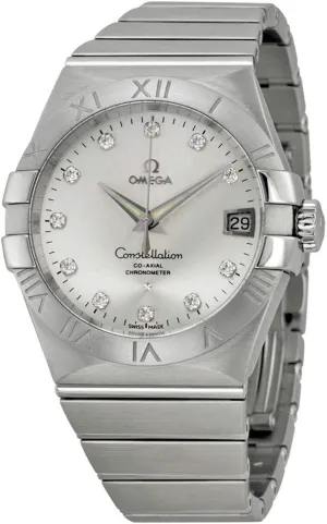 Omega Constellation Chronometer Automatic Silver Dial Stainless Steel Men's Watch 12310382152001