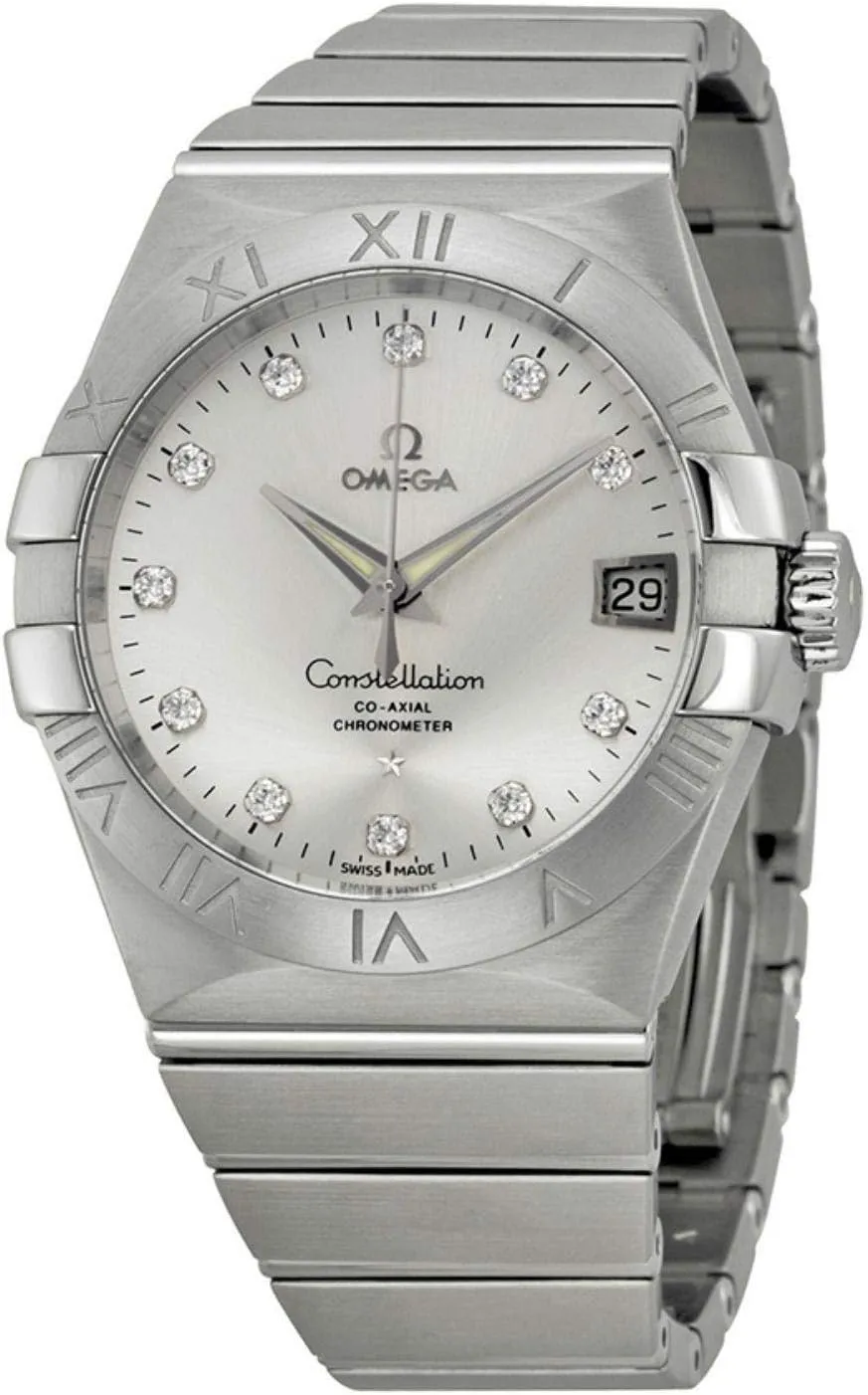 Omega Constellation Chronometer Automatic Silver Dial Stainless Steel Men's Watch 12310382152001