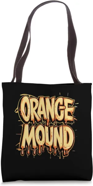 Orange Mound TN Tennessee Vintage Graffiti Drip Tote Bag
