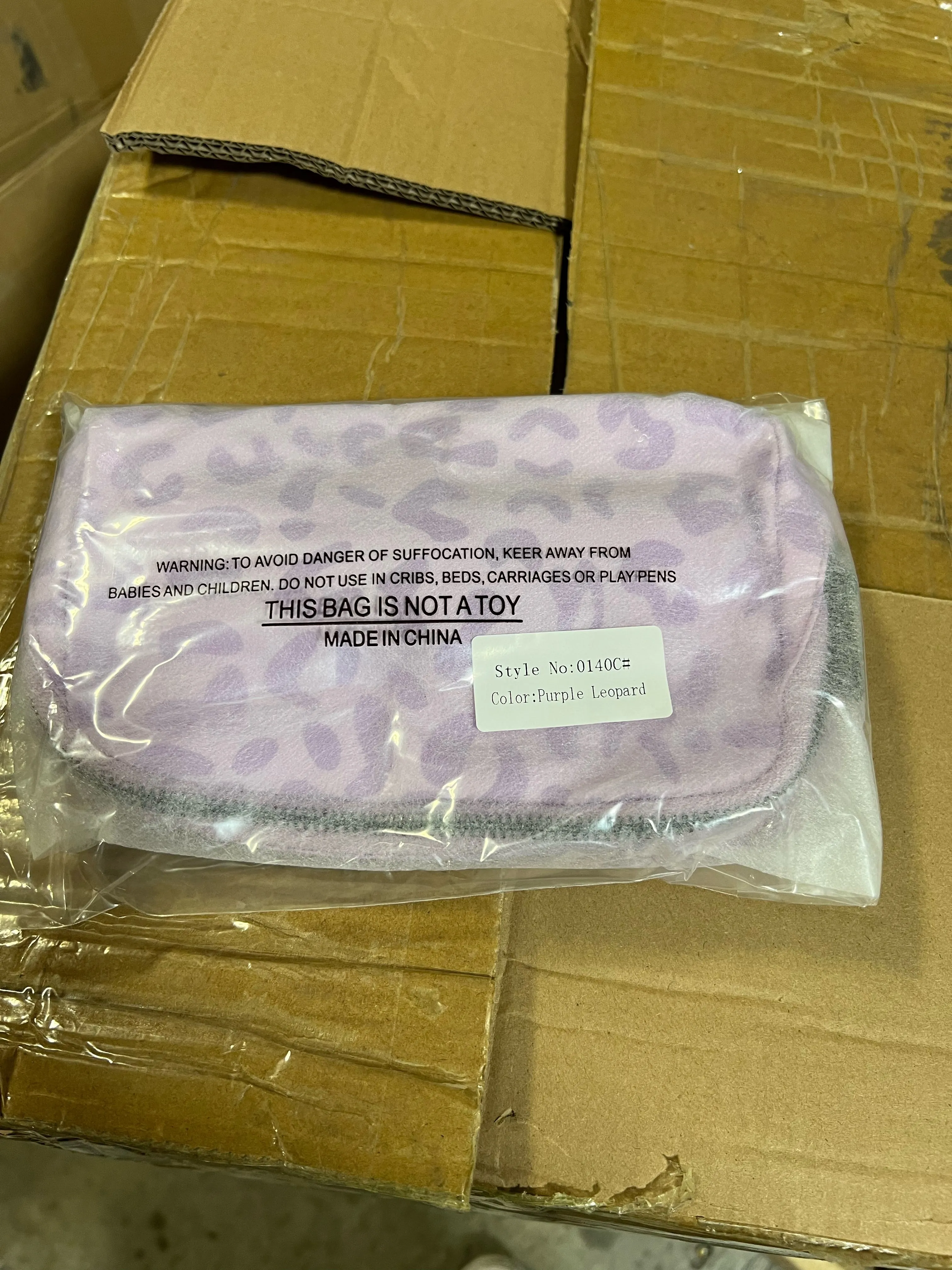 Original nylon fanny packs	 - Purple leopard