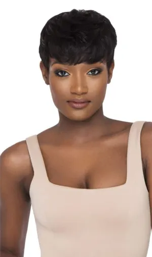 Outre Human Hair Wig Duby Wig Pixie Mohawk (DEEP BLUE)
