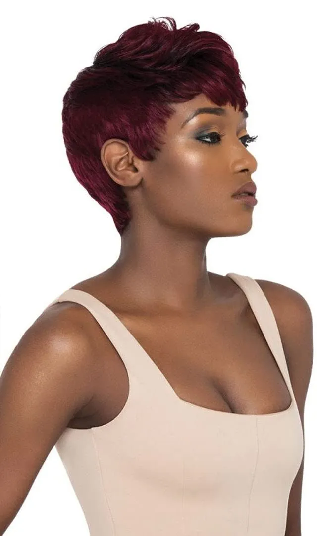 Outre Human Hair Wig Duby Wig Pixie Mohawk (DEEP BLUE)