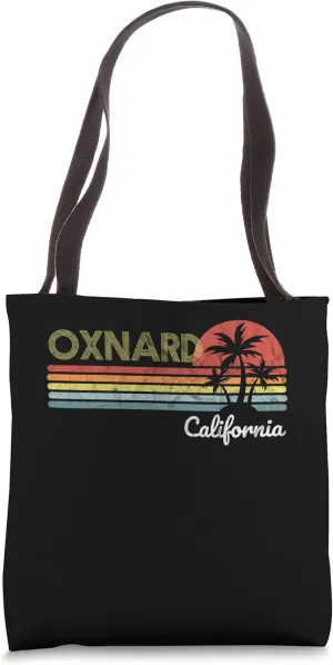 Oxnard, CA California visitor native tourist 70s 80s style Tote Bag