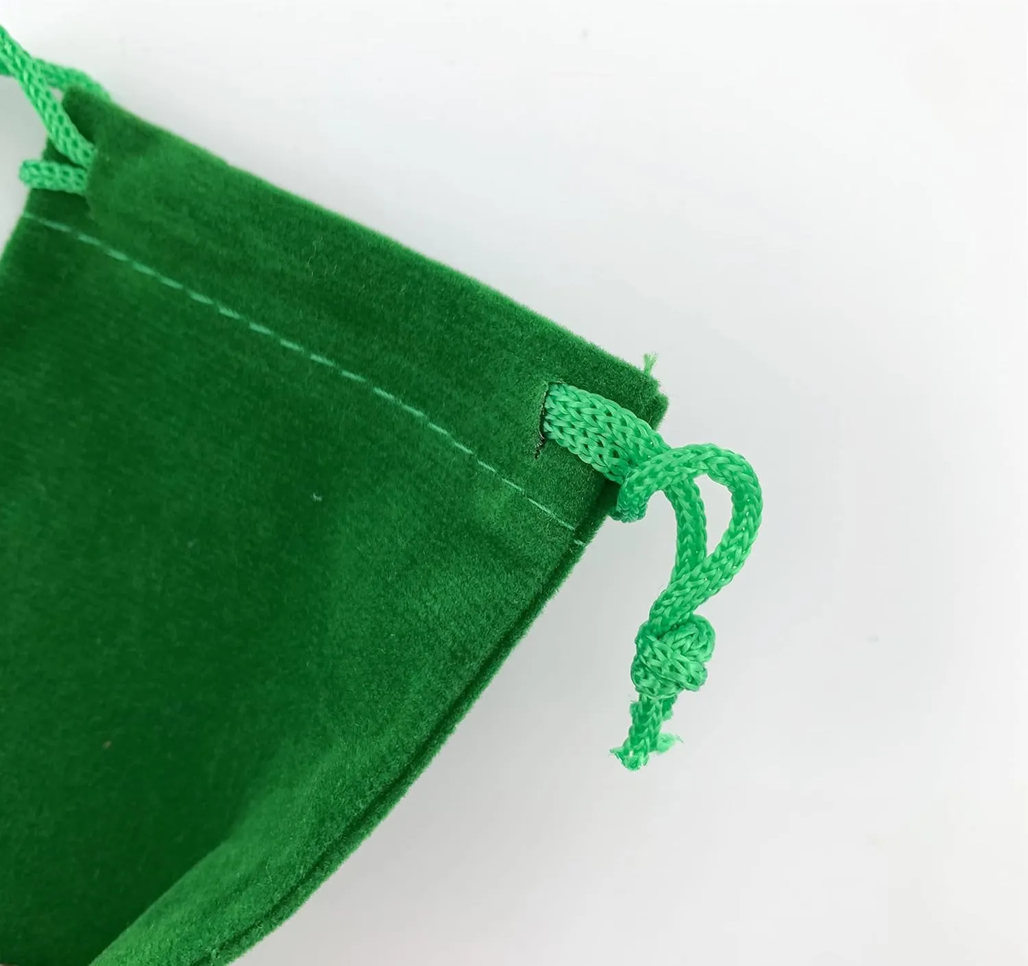 Palmhomee Pack of 48 3.6x4.8 Inch Velvet Drawstring Bags Gift Bag Velvet Pouch For Jewelry Wedding and Party Favor (Green)
