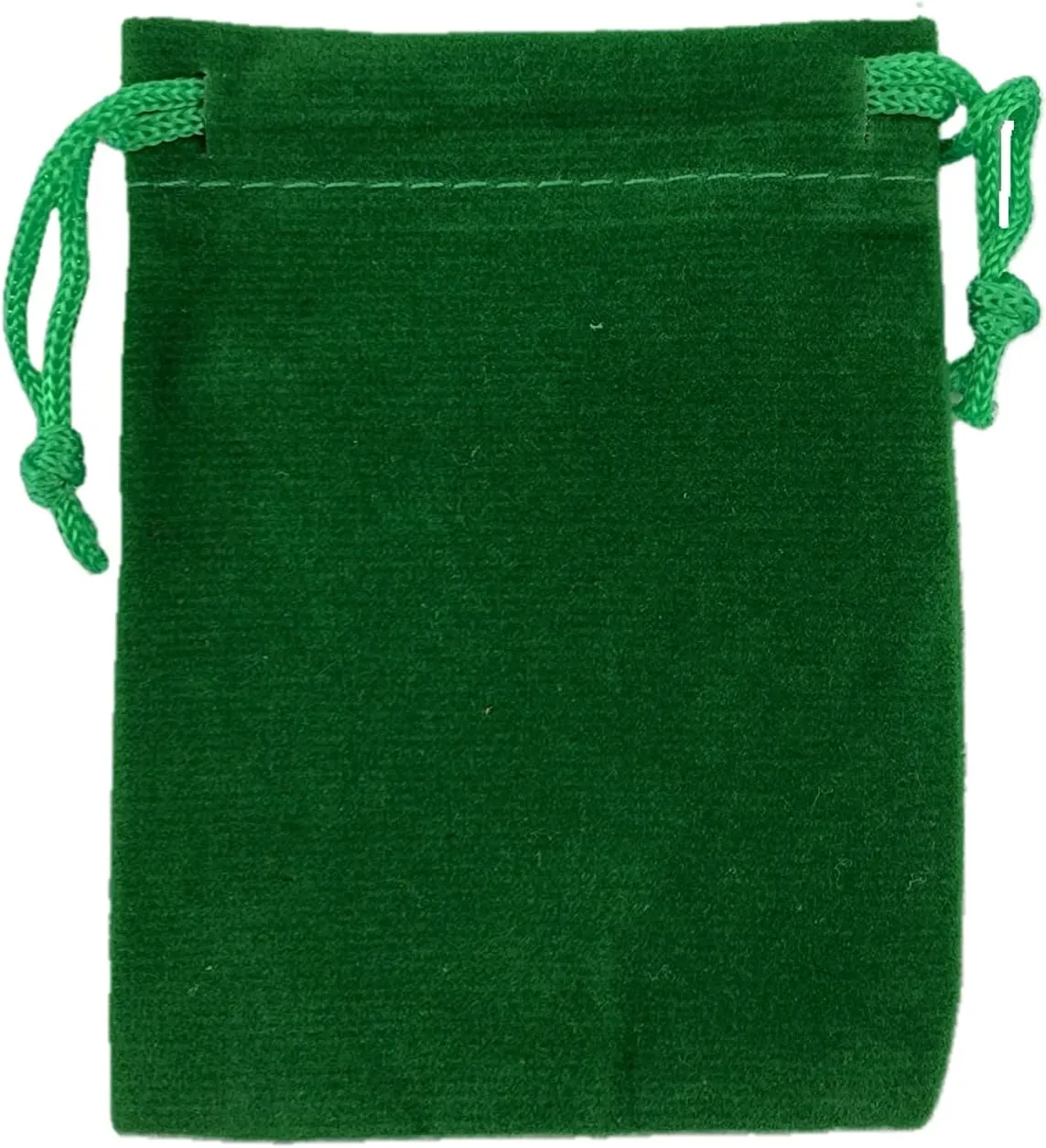 Palmhomee Pack of 48 3.6x4.8 Inch Velvet Drawstring Bags Gift Bag Velvet Pouch For Jewelry Wedding and Party Favor (Green)