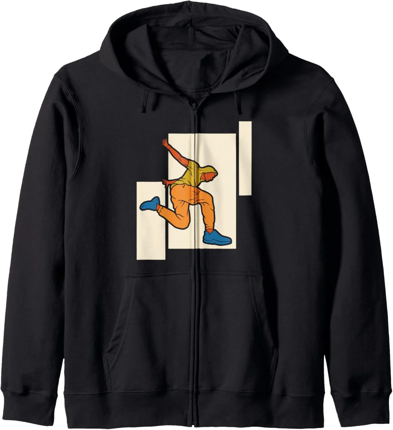 Parkour I Graffiti I Acrobatics Athletes Freerun Zip Hoodie