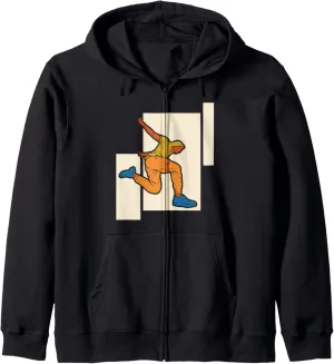 Parkour I Graffiti I Acrobatics Athletes Freerun Zip Hoodie