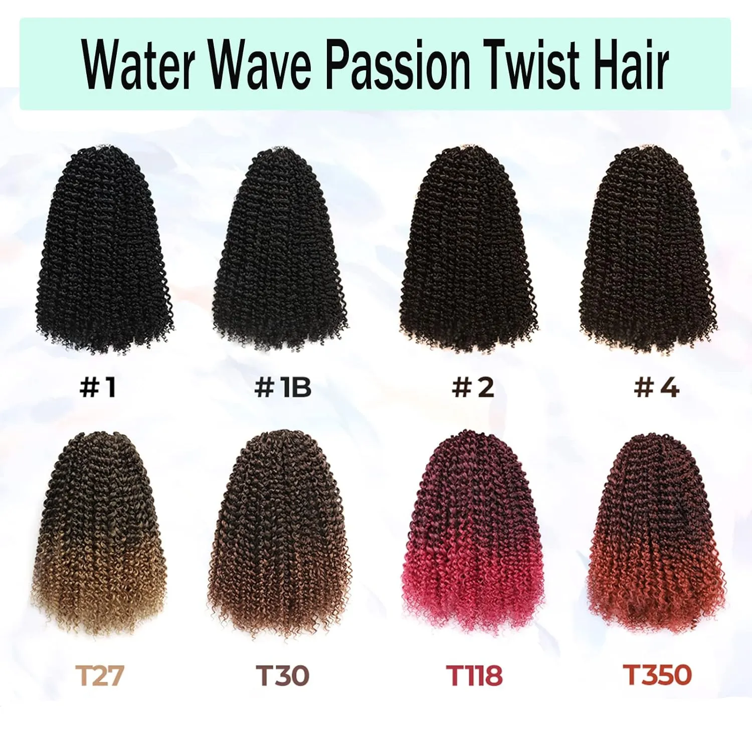 Passion Twist Hair - 28 Inch 6 Packs Ombre Brown Super Long Bohemian Hair For Passion Twist Crochet Hair Butterfly Locs, Synthetic Braiding Hair Extensions (28 Inch,T30-6P)