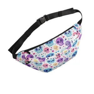 Pastel Skulls Large Fanny Pack
