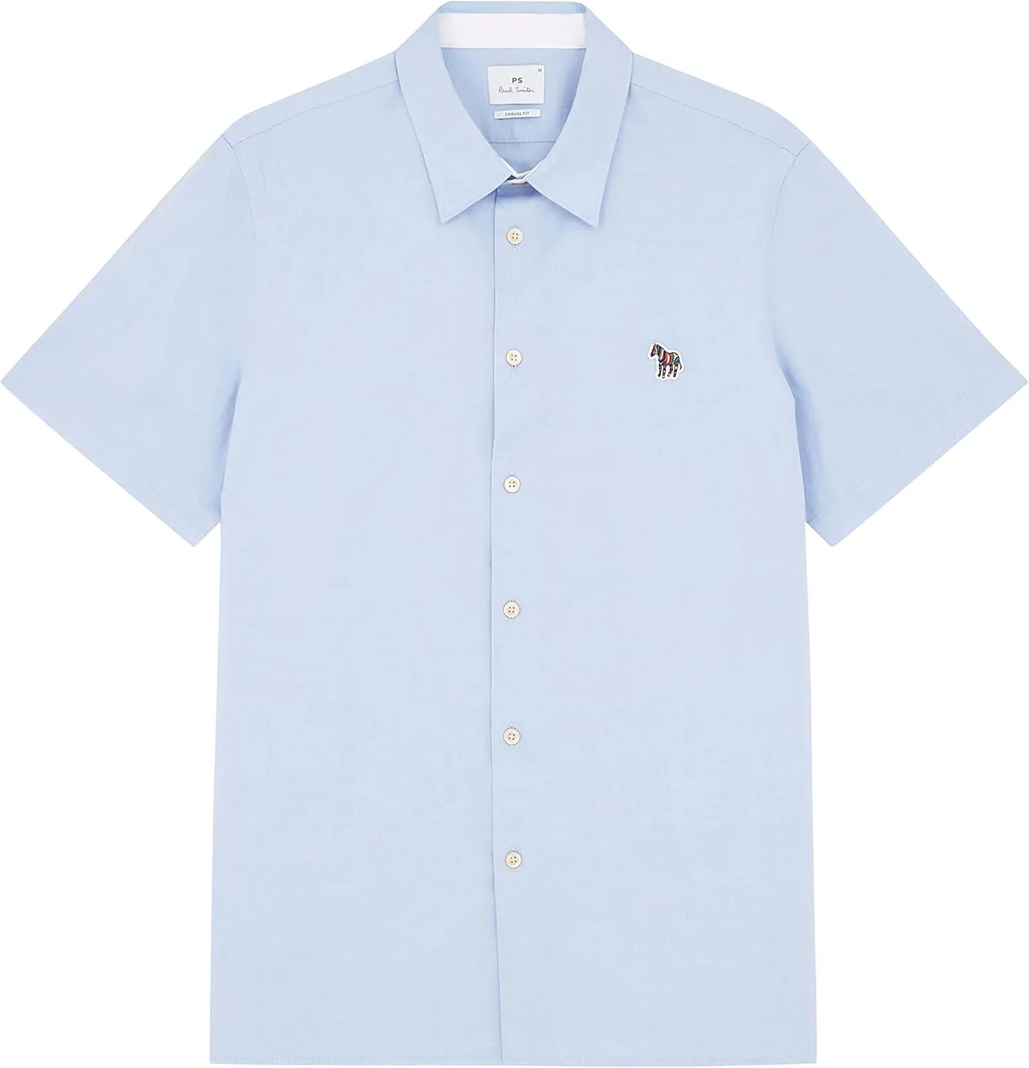 Paul Smith Ps Mens Ss Casual Fit Shirt Zeb Badge