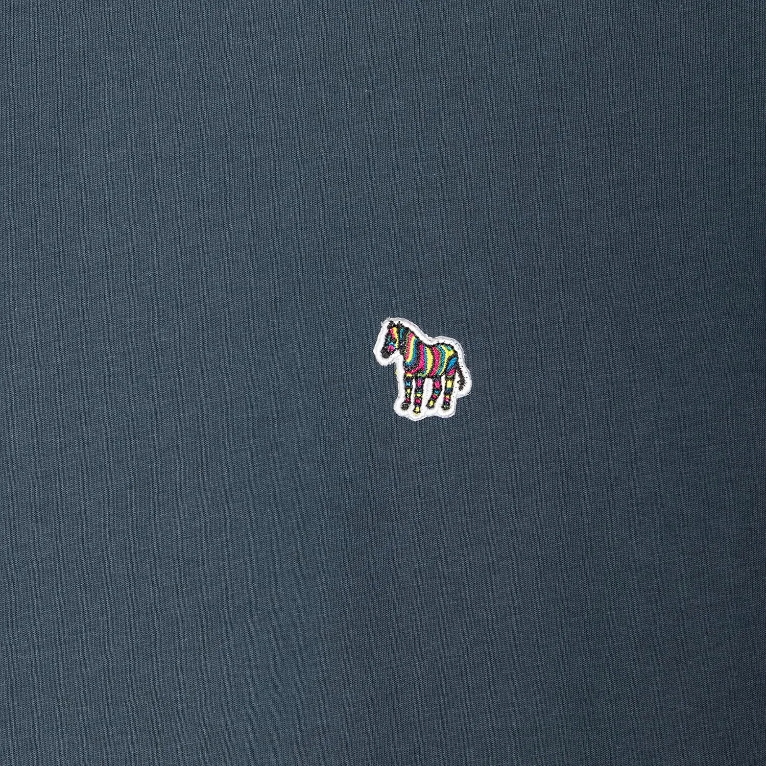 Paul Smith Ps Mens Ss Reg Fit Tshirt Zebra Badge