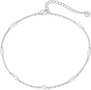 PAVOI 14K Gold Plated Charm Link Chain Anklets for Women | Dainty Cubic Zirconia Boho Dot Evil Eye Star Station Solitaire Pearl Beaded Festival Adjustable Gold Anklets