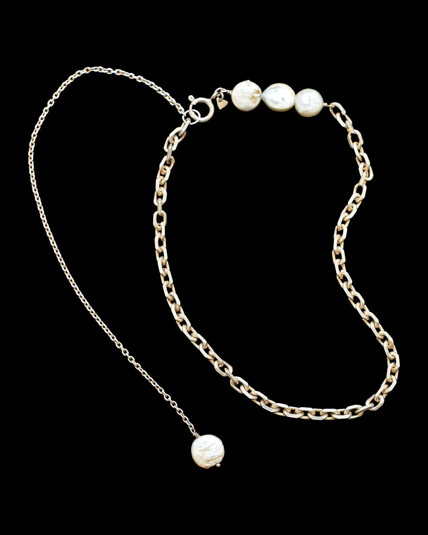 Pearl Choker Amulet Necklace