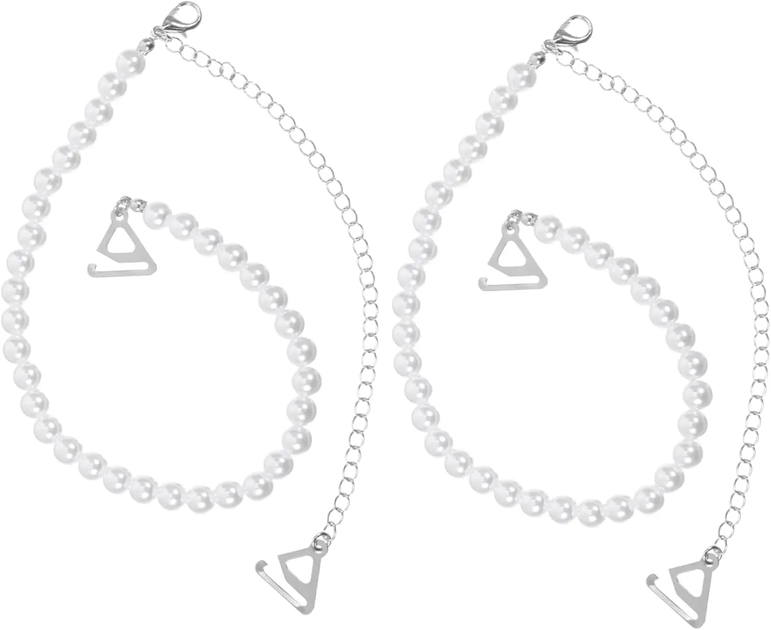 Pearl Shoulder Straps for Bra Decorative Bra Chain for Evening Parties Weddings