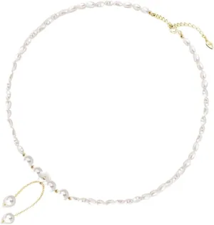 Pearls，Necklace Pearl Necklace 925 Silver Magnolia Pearl Pendant Pearl Necklace Light Luxury Clavicle Chain For Women Pearl Necklaces For Women
