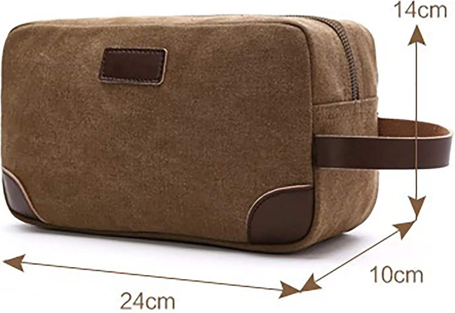 Personalized Toiletry Bag for Men Custom Embroidered Name Toiletry Bag Canvas Shower Bag Gift for Father Befriend