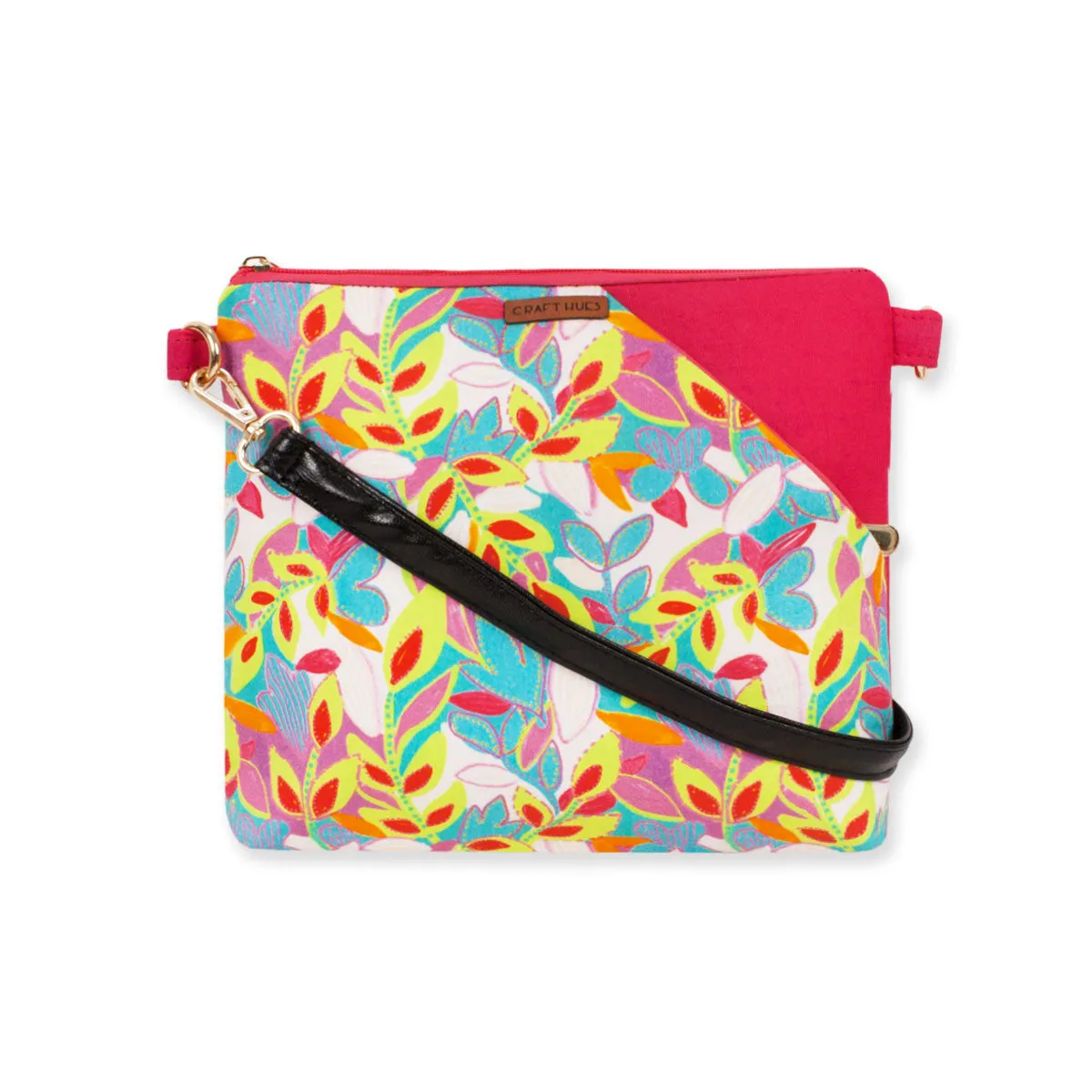 Pink Floral Sling Bag Sling Bag