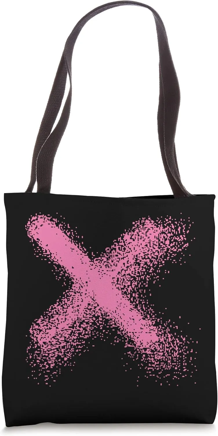 Pink X Graffiti Abstract Cool Tote Bag