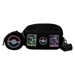 Pokemon Loungefly Nylon Sling Bag with Coin Bag