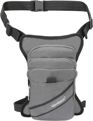 Polyester Leg Bag Thigh Pack Purse Tactical Fanny Leg Pouch Bag Motrocycle Bag Waterproof Gray