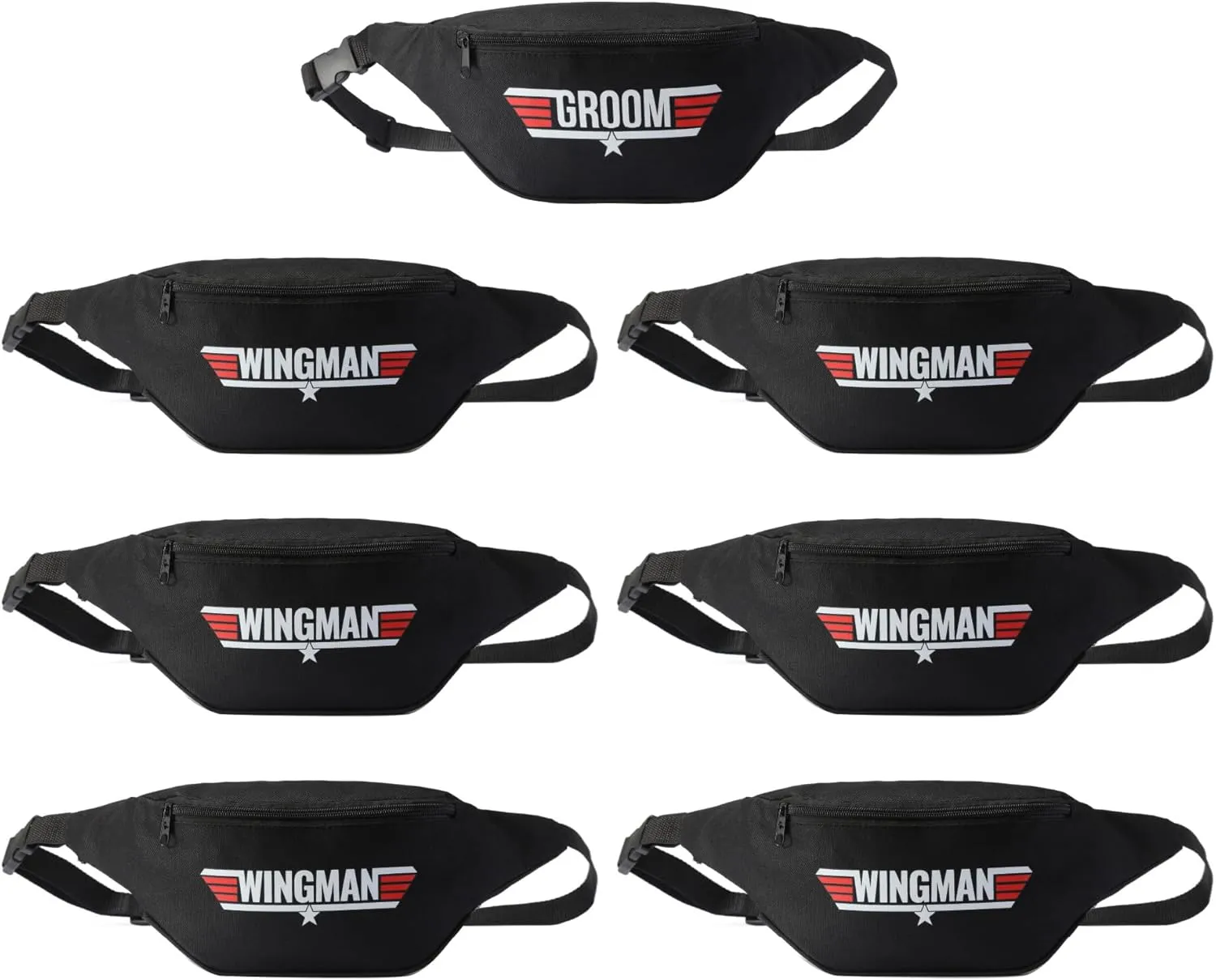 Pop Fizz Designs Bachelor Fanny Packs | Groom and Wingman Fanny Packs (7)