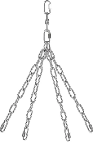 Punching Bag Hanger, 304 Stainless Steel Chain & Swivel with Quick Connection Links for Heavy Bag, Gym Swing, and Hammock