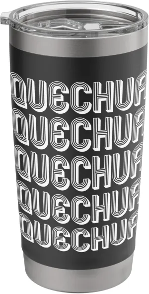 Quechua Ethnic Stainless Steel Insulated Tumbler