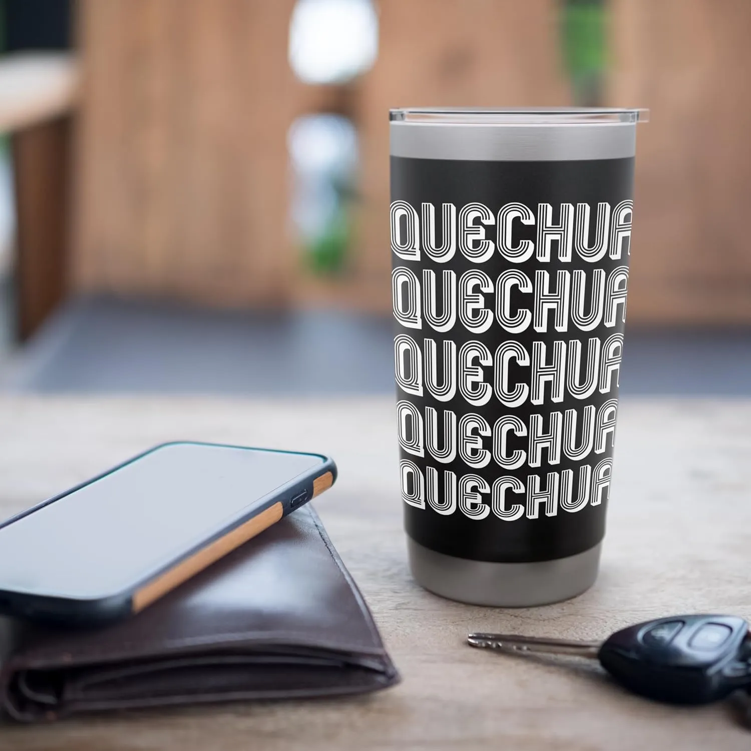 Quechua Ethnic Stainless Steel Insulated Tumbler