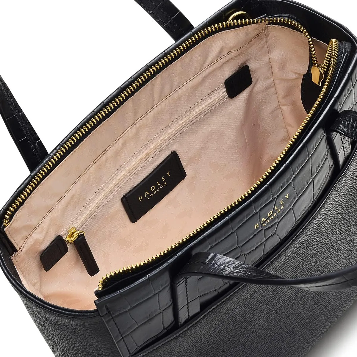 RADLEY London Downtown Women's Small Leather Ziptop Satchel Bag