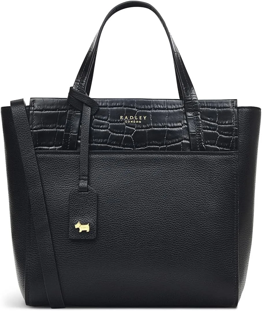 RADLEY London Downtown Women's Small Leather Ziptop Satchel Bag