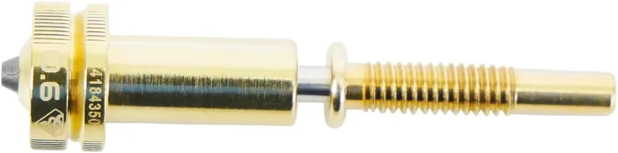 RapidChange Revo Diamondback 3D Printing Nozzles Polycrystalline Solid Diamond Tip 3D Printer Nozzles, Improved Extrusion, Any Filament, Long Life, Wear Resistant, Layer Adhesion (0.6mm)