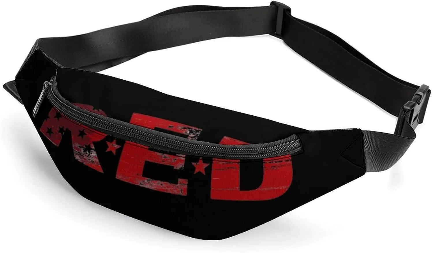 RED Remember Everyone Deployed Cute Fanny Pack Crossbody Lightweight Waist Bag for Men Women Outdoors Sports Hiking